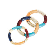 Tube Stretch Bangle Set