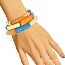 Load image into Gallery viewer, Tube Stretch Bangle Set
