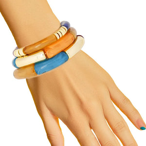 Tube Stretch Bangle Set