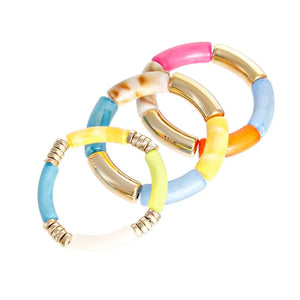 Tube Stretch Bangle Set