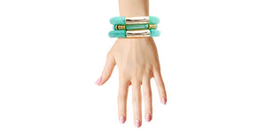 Tube Stretch Bangle Set