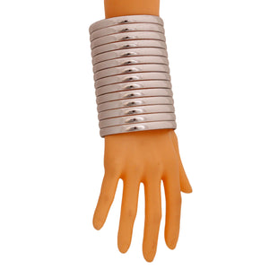 Leather Ribbed Cuff